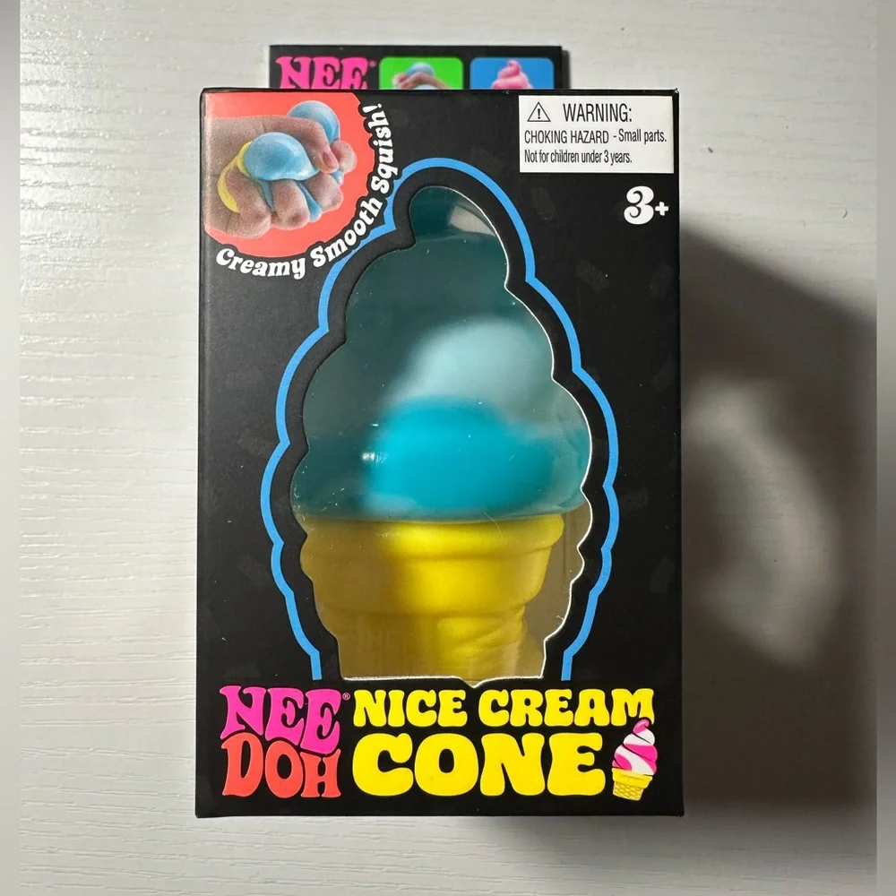 NeeDoh Nice Cream Cone - Blue NWT